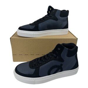 Loci NEW Eleven Black Grey High Top Court Sneakers Unisex EU 39 (Men 7/Women 8)